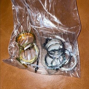 Ring Bundle (silvertone & Goldtone)